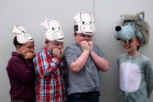 The Three Little Pigs with the Big Bad Wolf